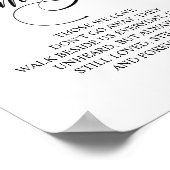 Gedenkteken in onze harten ter liefdevolle herinne poster (Hoek)