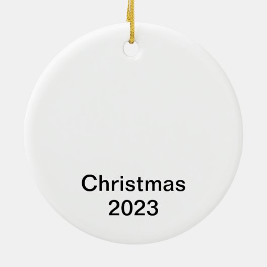 Gedenkteken Kardinaal Kerstversiering Keramisch Ornament (Achterkant)