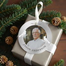 Gedenkteken Keepsake Kardinaal Bird Faux Zilveren  Ornament