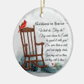 Gedenkteken Kerst ornament Iemand Hemel Cardina (Links)