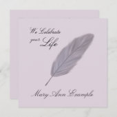  gedenkteken / levende begrafenis (doezelaar) kaart (Voorkant / Achterkant)