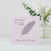  gedenkteken / levende begrafenis (doezelaar) kaart (Staand voorkant)