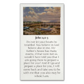 Gedenkteken magnetische sympathiekaart magnetisch visitekaartje (Voorkant Verticaal)