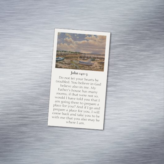 Gedenkteken magnetische sympathiekaart magnetisch visitekaartje (Voorbeeld)