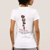 Gedenkteken met een hartsthema Keepsake Collage De T-shirt (Achterkant)