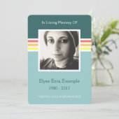 gedenkteken programmakaart (Staand voorkant)