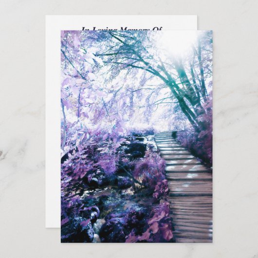 gedenkteken programmakaart (Voorkant / Achterkant)