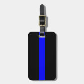 Gedenkteken van de vlag van de politie van de Thin Bagagelabel (Voorkant verticaal)