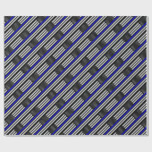 Gedenkteken van de vlag van de politie van de Thin Cadeaupapier (Vlak)