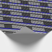 Gedenkteken van de vlag van de politie van de Thin Cadeaupapier (Hoek)