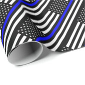 Gedenkteken van de vlag van de politie van de Thin Cadeaupapier (Rol Hoek)