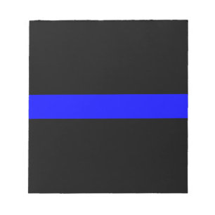 Gedenkteken van de vlag van de politie van de Thin Notitieblok