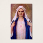 Gedenkteken Verlies Moeder Maria Gebed Sympathie K Visitekaartjes (Voorkant)