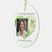 Gedenkteken, Viering van het leven Keepsake Hummin Keramisch Ornament (Links)