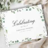 Gedenkteken "Viering van het leven" van Eucalyptus Gastenboek