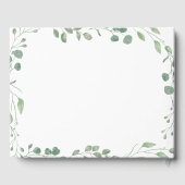 Gedenkteken "Viering van het leven" van Eucalyptus Gastenboek (Achterkant)