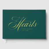 Gedenkteken "Voor altijd in onze harten" Gouden Fo Gastenboek (Voorkant)