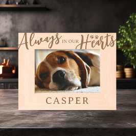 Gedenkteken voor huisdieren altijd in ons hart gegraveerde lijstjes
