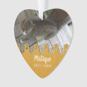 Gedenkteken voor huisdieren Geliefde herinnering Ornament (voorkant)