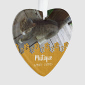 Gedenkteken voor huisdieren Geliefde herinnering Ornament (voorkant)