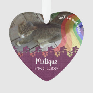 Gedenkteken voor huisdieren Geliefde herinnering Ornament