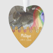 Gedenkteken voor huisdieren Geliefde herinnering Ornament (voorkant)