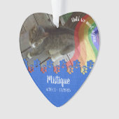 Gedenkteken voor huisdieren Geliefde herinnering Ornament (voorkant)