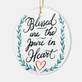 Gedenkteken voor huisdieren Gezegend zijn de Pure  Keramisch Ornament (Links)