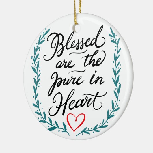 Gedenkteken voor huisdieren Gezegend zijn de Pure  Keramisch Ornament (Links)