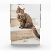 Gedenkteken voor huisdierverlies fotoblokken (Voorkant)