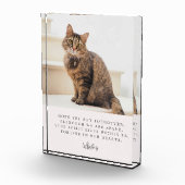 Gedenkteken voor huisdierverlies fotoblokken (Rechts)