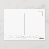 Gedenkteken voor Ivan Ayers Westerfield (1920-1941 Briefkaart (Achterkant)