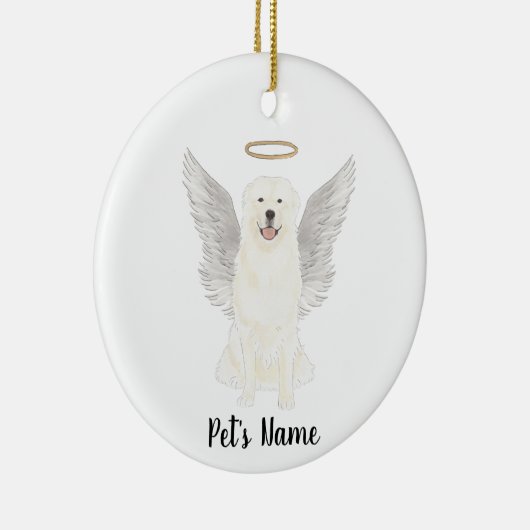 Gedenkteken voor sympathie met Pyreneese herdersho Keramisch Ornament (Rechts)