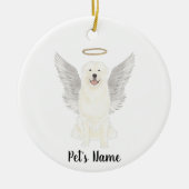 Gedenkteken voor sympathie met Pyreneese herdersho Keramisch Ornament (Voorkant)