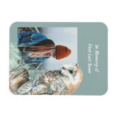 Gedenkteken Waterverf Barn Owl Bird Magneet (Horizontaal)
