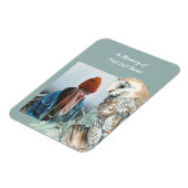 Gedenkteken Waterverf Barn Owl Bird Magneet (Linkerzijde)