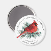 Gedenktekens verschijnen Gezegde Waterverf Pine Magneet (Voorkant / Achterkant)