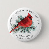 Gedenktekens verschijnen Gezegde Waterverf Pine Ronde Button 5,7 Cm (Voorkant)