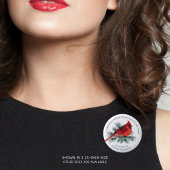 Gedenktekens verschijnen Gezegde Waterverf Pine Ronde Button 5,7 Cm