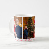 Gedenkwaardige Familie Kerstfoto Mok (Voorkant links)