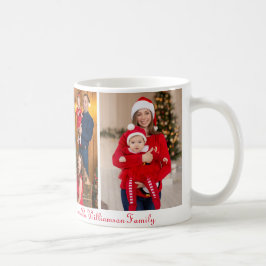 Gedenkwaardige Familie Kerstfoto Mok