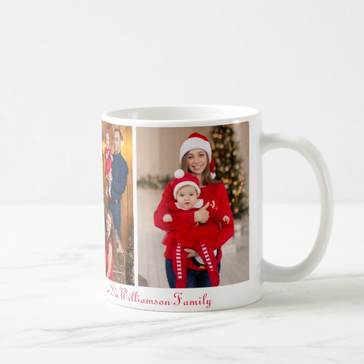 Gedenkwaardige Familie Kerstfoto Mok (Rechts)