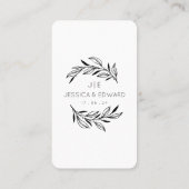 Gedenkwaardige foto's QR Code Red Chic Modern Wedd Plaatskaartje (Achterkant)