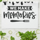 Gedenkwaardige keukenmomenten theedoek (Gevouwen)