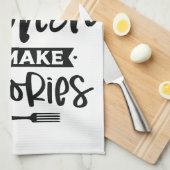 Gedenkwaardige keukenmomenten theedoek (Quarter Fold)