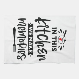 Gedenkwaardige keukenmomenten theedoek