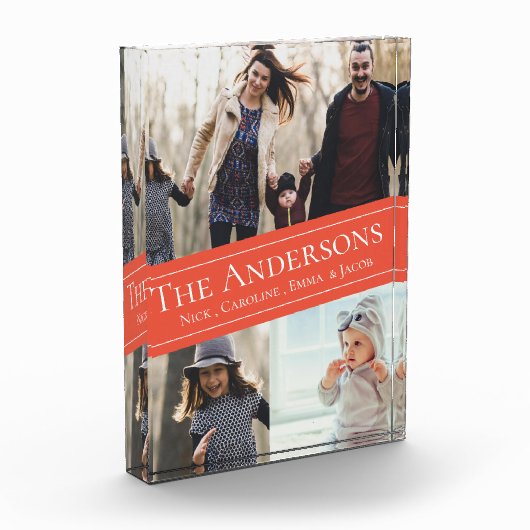 Gedenkwaardige momenten Custom Multi-Photo Keepsak Fotoblokken (Links)