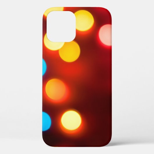 Gedeocuseerd kerstlicht. Nieuwjaar. Abstra Case-Mate iPhone Case (Achterkant)