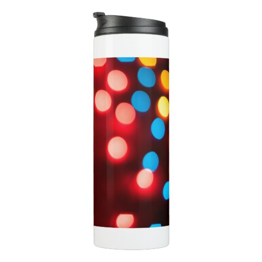 Gedeocuseerd kerstlicht. Nieuwjaar. Abstra Thermosbeker (Geroteerd rechts)