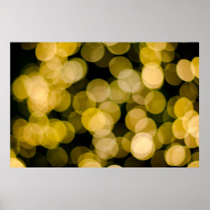 Gedeocuseerde nachtlichtachtergrond. Abstracte cir Poster